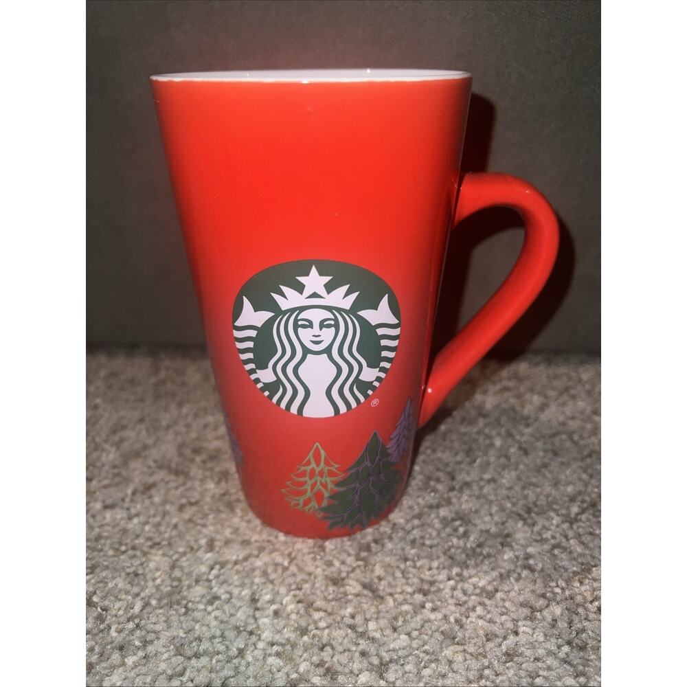 Starbucks Holiday 2020 Red Ceramic Mug 16oz Coffee Tea Christmas Cup 16oz